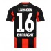 Maillot de foot Eintracht Frankfurt Hugo Larsson #16 Domicile vêtements 2025-26 Manches Courtes